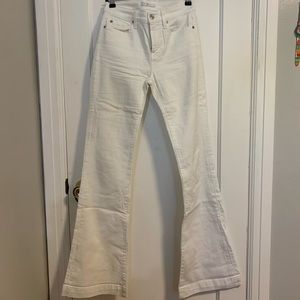 7 for all Mankind white bell bottom